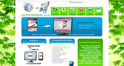 Desktop Screenshot of colourinfomedia.com